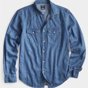 Todd Snyder Men’s Denim Shirt, size small